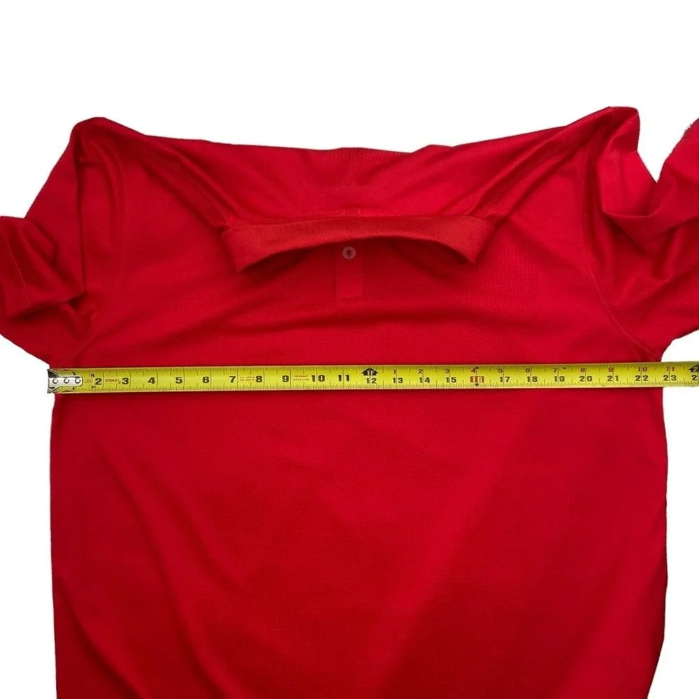 Nike Golf Tour Performance Dri-FIT Red Polo‎ Shirt Mens Large Short Sleeve